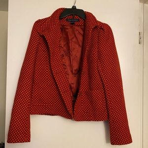 Red/Orange Blazer Size 8